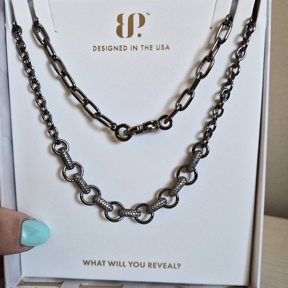 Elegant Silver Necklace by BP